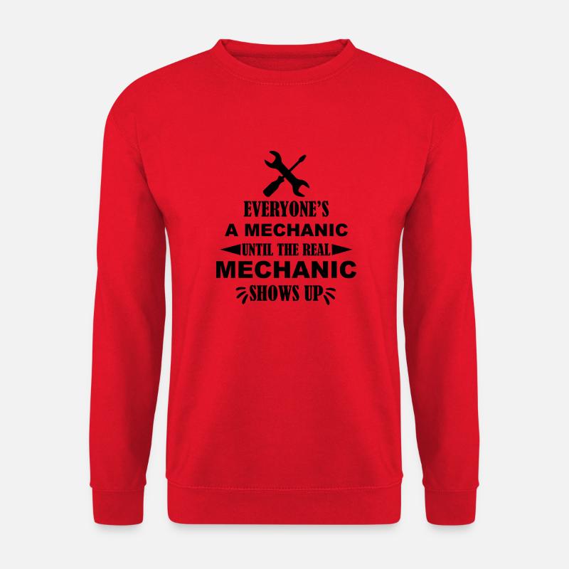 Handwerker Handyman Handwerk Werkzeug - Unisex Pullover - Rot