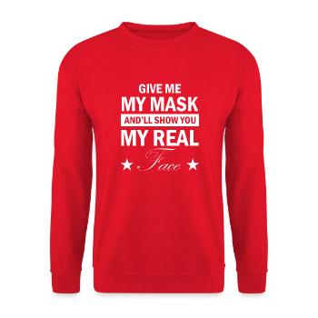Paintball Airsoft - Sweat-shirt Unisexe - rouge - Devant - Alina (178cm) & Michal (187cm)