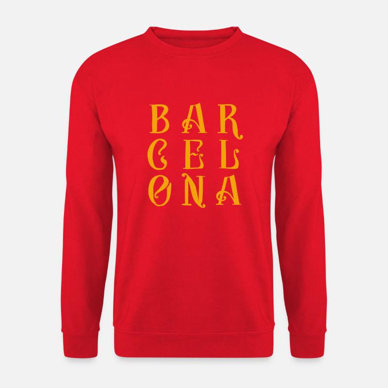 Barcelona - Unisex Pullover - Rot