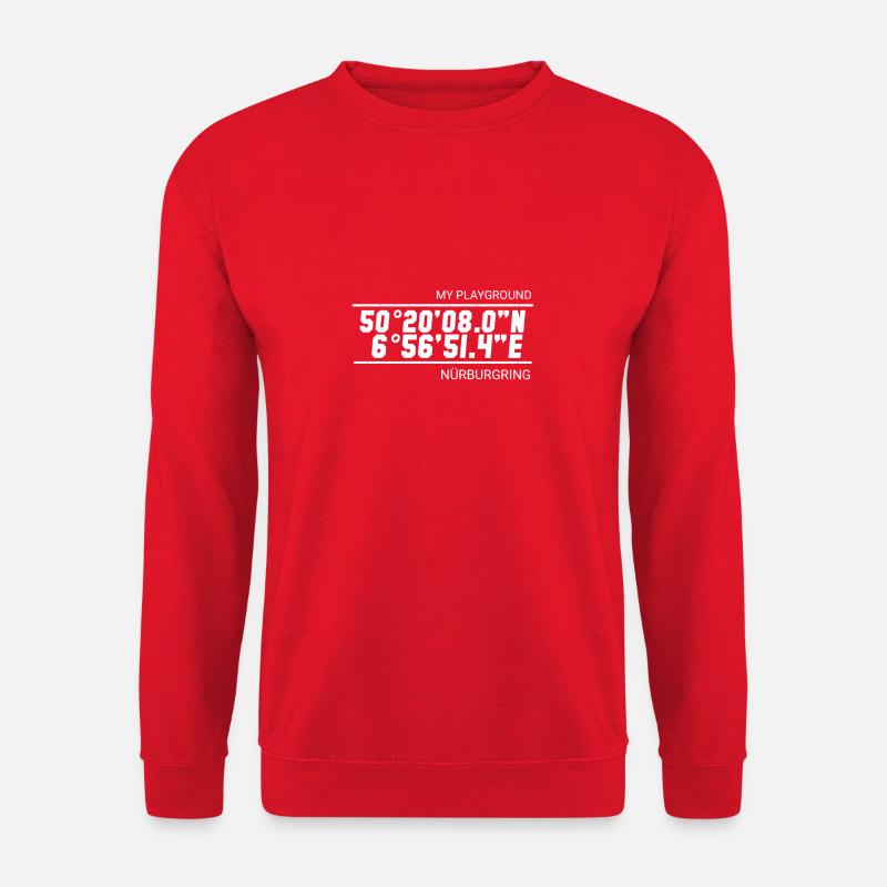 Nurburgring Grünehölle My Playground - Unisex Pullover - Rot