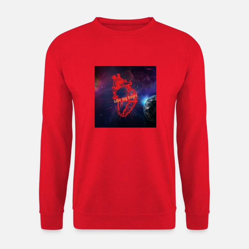 Heart Illustration - Unisex Pullover - Rot