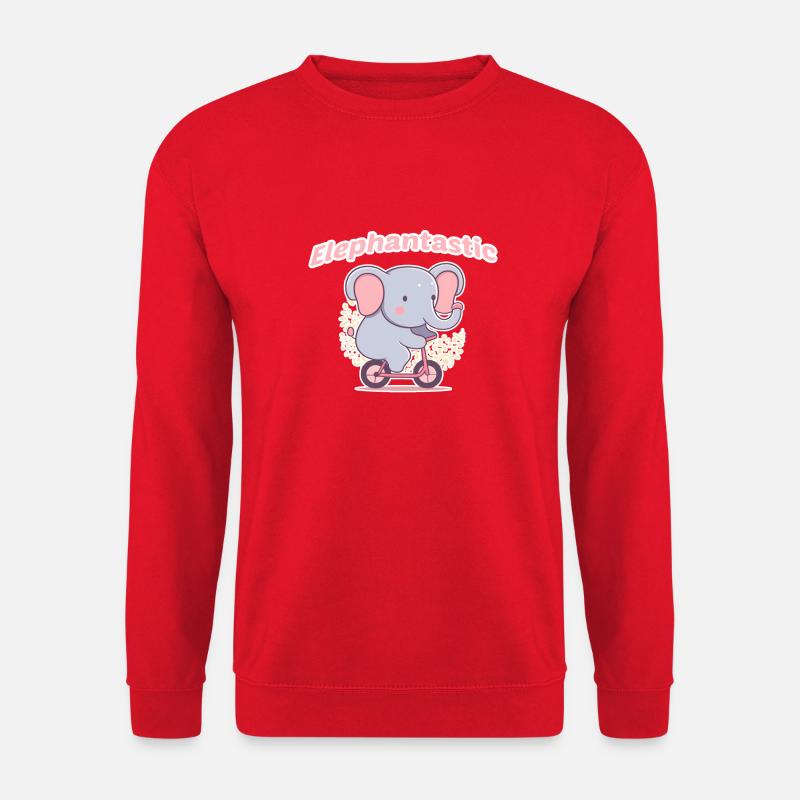 Elefant fantastisch - Unisex Pullover - Rot