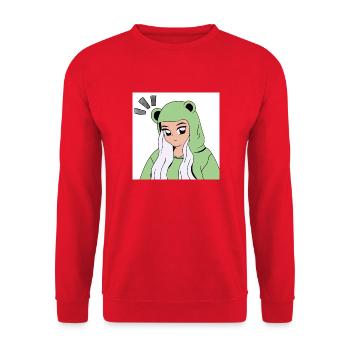 I don`t know - Unisex Pullover - Rot - Vorne - Alina (178cm) & Michal (187cm)