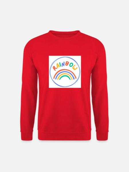 Rainbow Love Kinder - Unisex Pullover - Rot