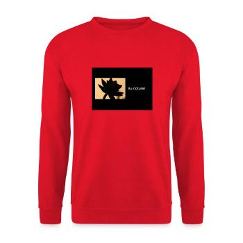 Streetwear AN - Sweat-shirt Unisexe - rouge - Devant - Alina (178cm) & Michal (187cm)