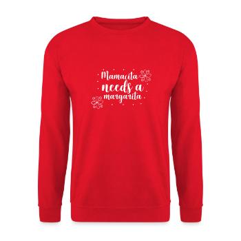 Mamacita needs a margarita - Sweat-shirt Unisexe - rouge - Devant - Alina (178cm) & Michal (187cm)