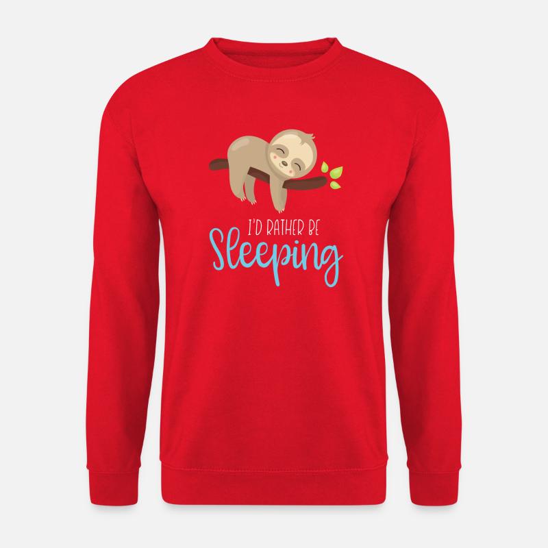 I’d Rather Be Sleeping - Unisex Sweatshirt - red