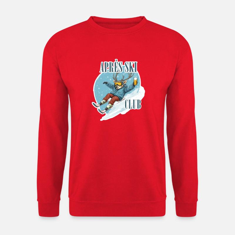 Apès Ski Club - Unisex Pullover - Rot