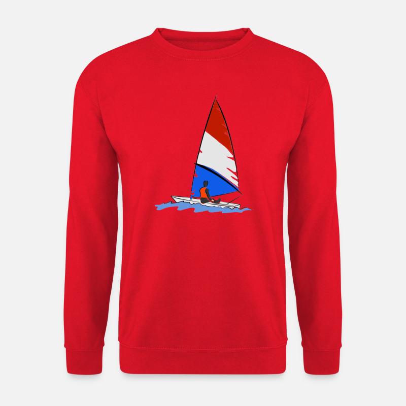 Segelboot - Unisex Pullover - Rot