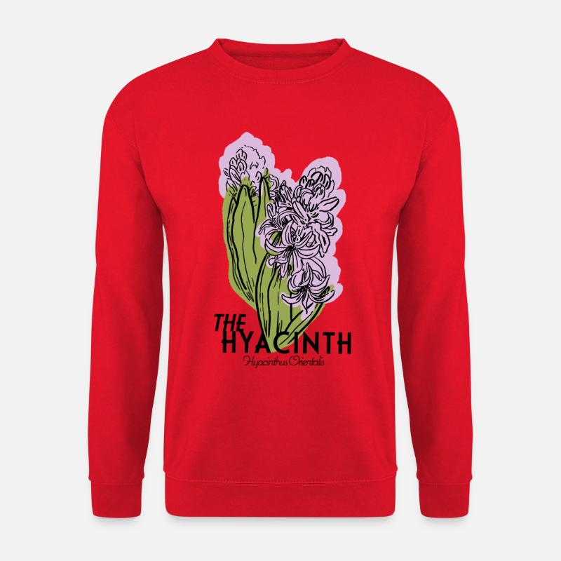 DER HYACINTH - Unisex Pullover - Rot
