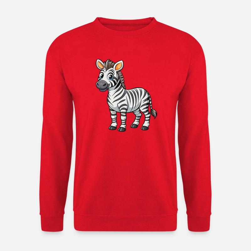 Zebra - Unisex Pullover - Rot
