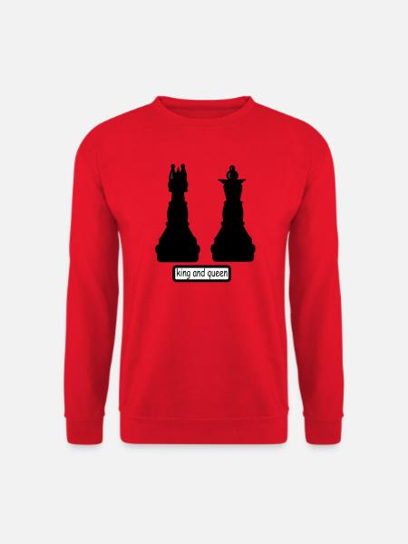 king_and_queen - Unisex Sweatshirt - red