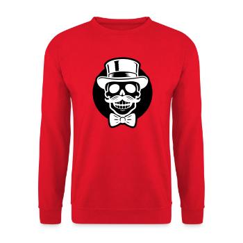 Groom Skeleton - Unisex Sweatshirt - red - Front - Alina (178cm) & Michal (187cm)