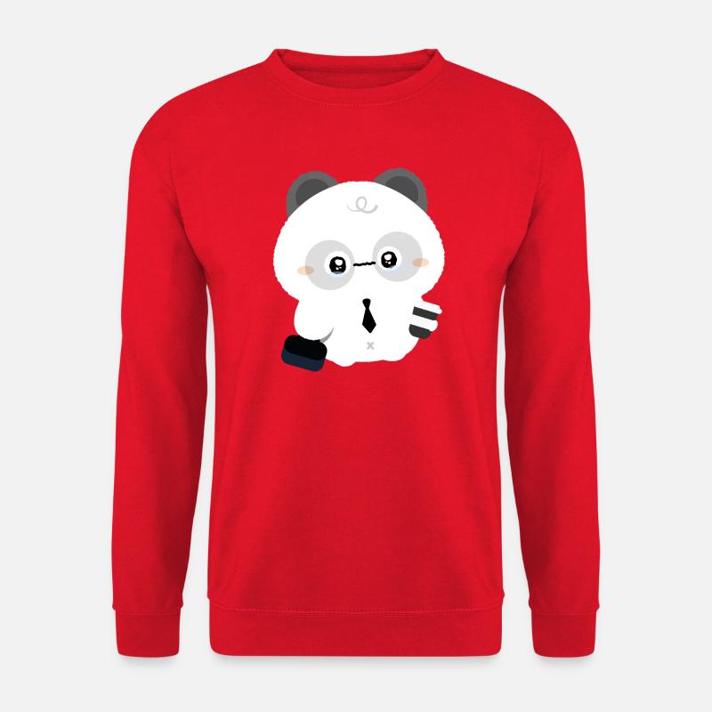 Müder Panda - Unisex Pullover - Rot