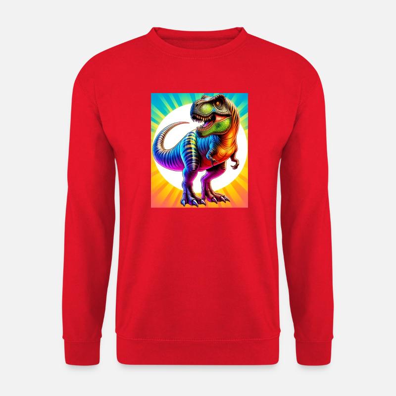 dinosaur - Unisex Sweatshirt - red