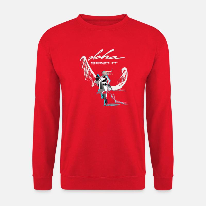 Kitesurferin - Unisex Pullover - Rot