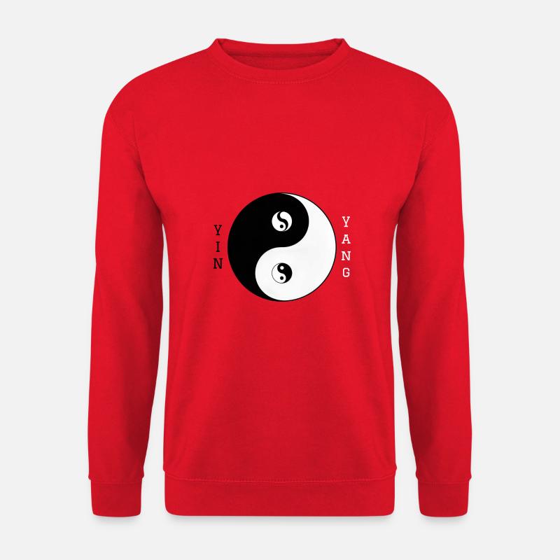 Yin und Yang - Unisex Pullover - Rot