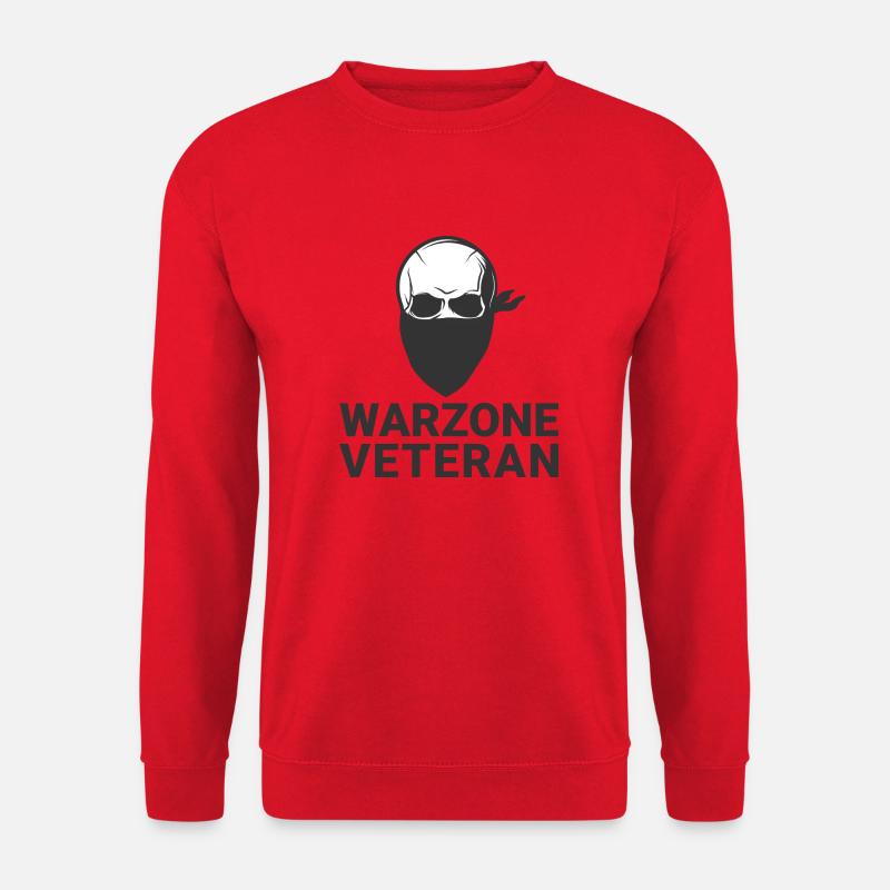 WARZONE VETERAN GAMING COD - Unisex Sweatshirt - red