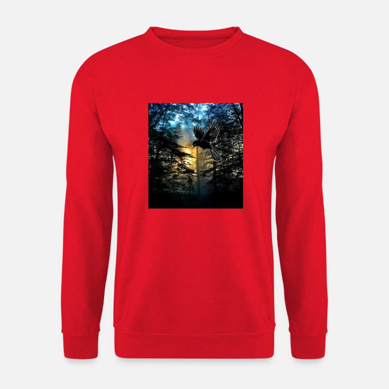 presentie Adler Wald - Unisex Pullover - Rot