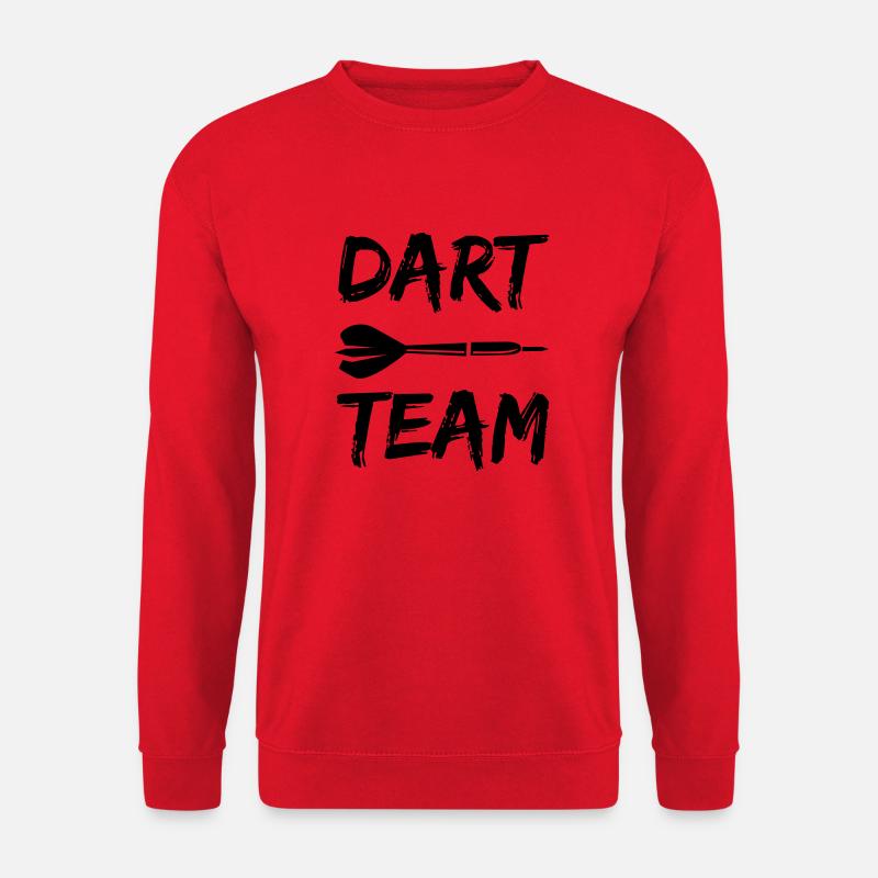 Darts Team - Unisex Sweatshirt - red