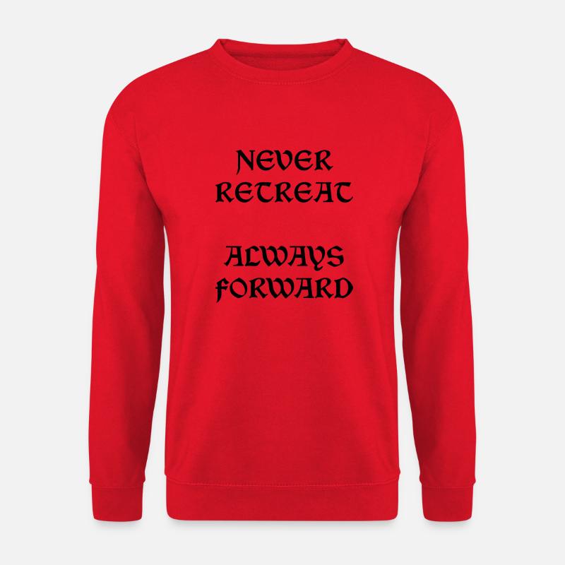 Never Retreat Always Forward - Unisex Sweatshirt - red