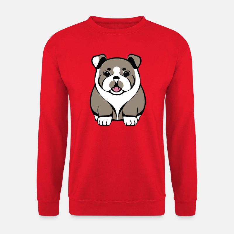 Just cute dog - Unisex Sweatshirt - red