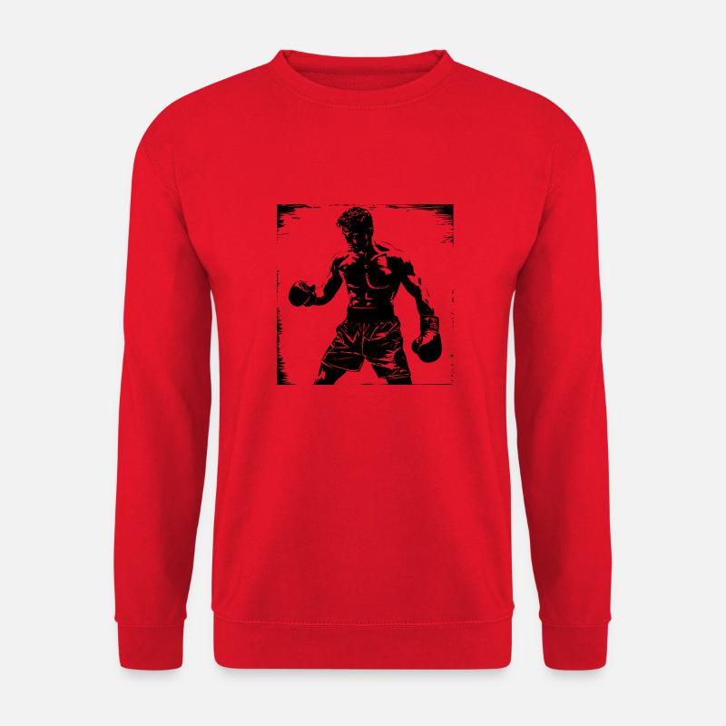 The Dynamic Boxer - Unisex Sweatshirt - red