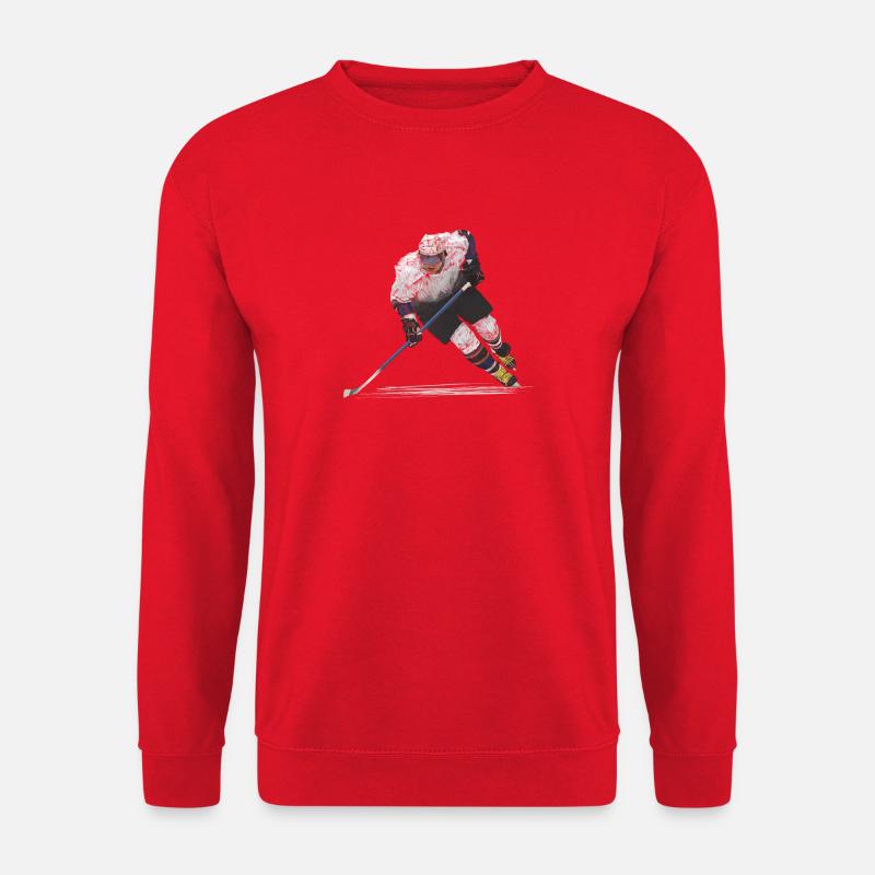 Eishockey - Unisex Pullover - Rot