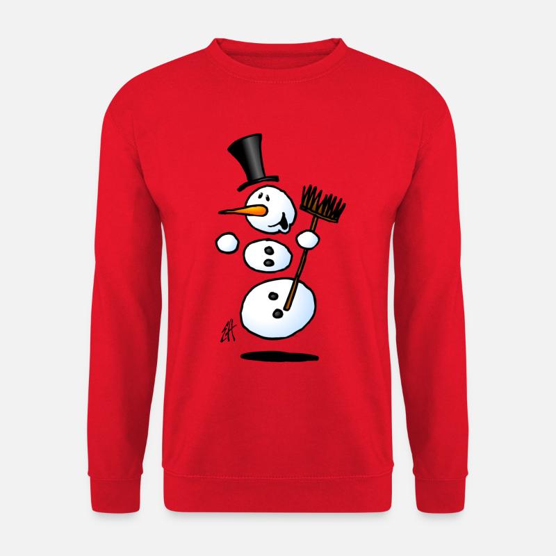 Tanzen Schneemann - Unisex Pullover - Rot
