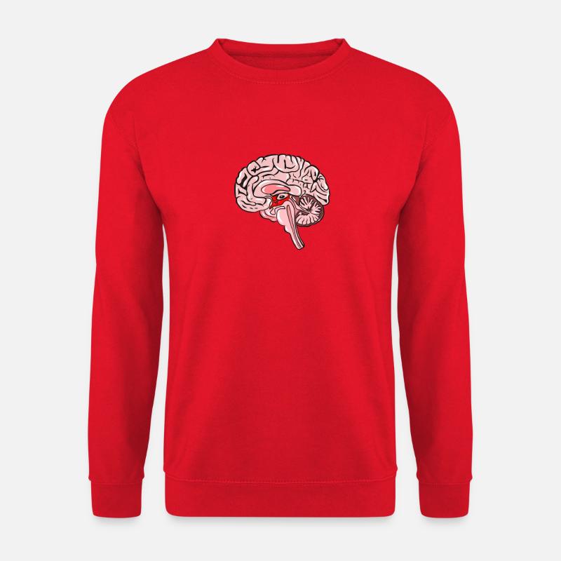 Wissenschaft Medizin Neurologie Gehirn - Unisex Pullover - Rot