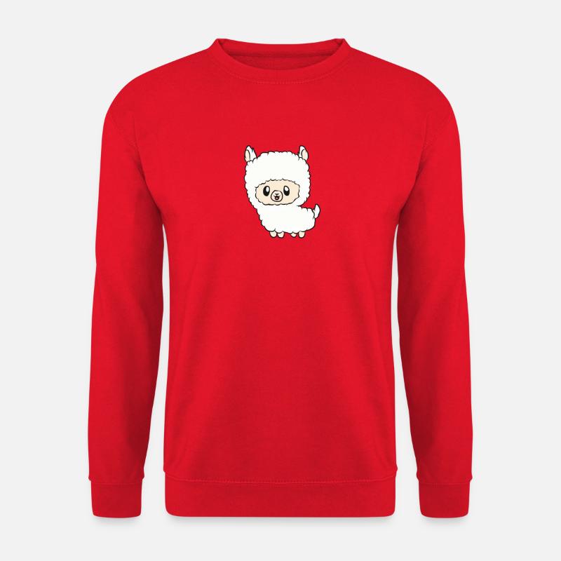 Lama - Unisex Pullover - Rot