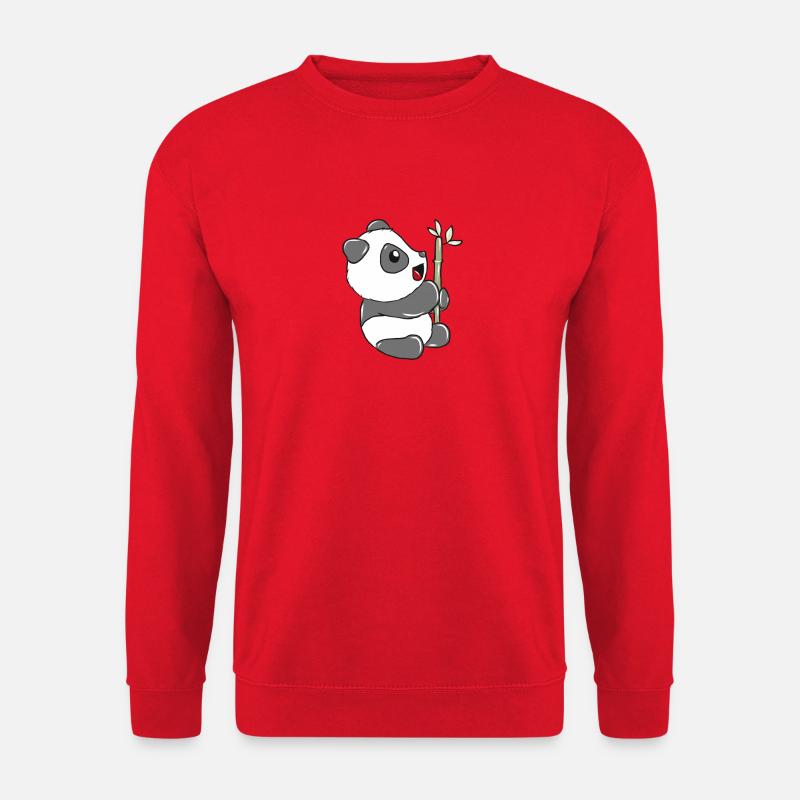 Panda - Unisex Pullover - Rot