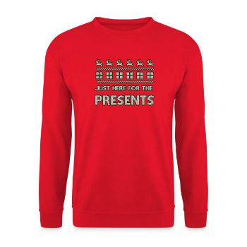 Only for the gifts - Unisex Sweatshirt - red - Front - Alina (178cm) & Michal (187cm)