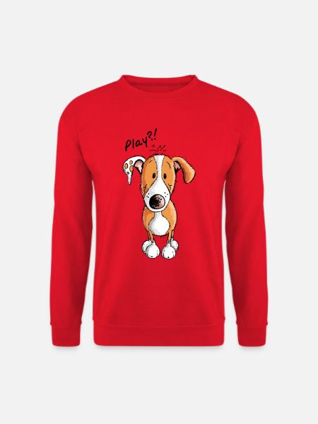 Mignon Podenco - Chien - Chiens - Sweat-shirt Unisexe - rouge