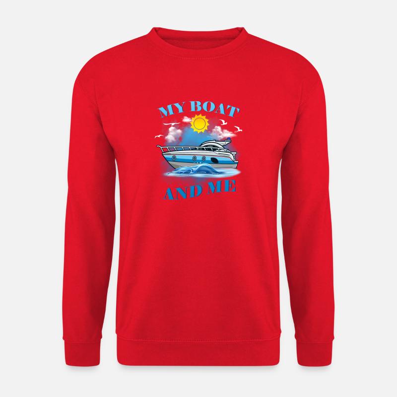 Mein Boot Und Ich - Unisex Pullover - Rot