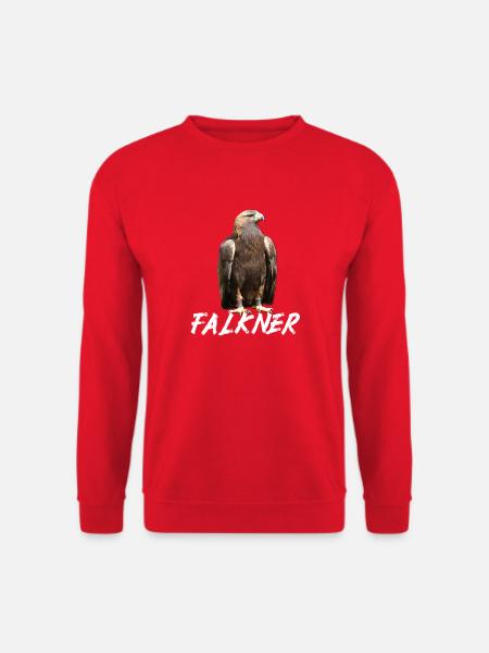 Falkner Adler Silhouette - Unisex Pullover - Rot