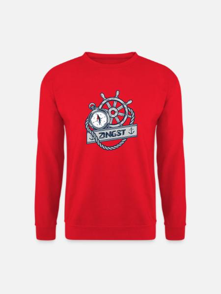 ZINGST - Dein Statement für Fischland Darss Zingst - Unisex Pullover - Rot