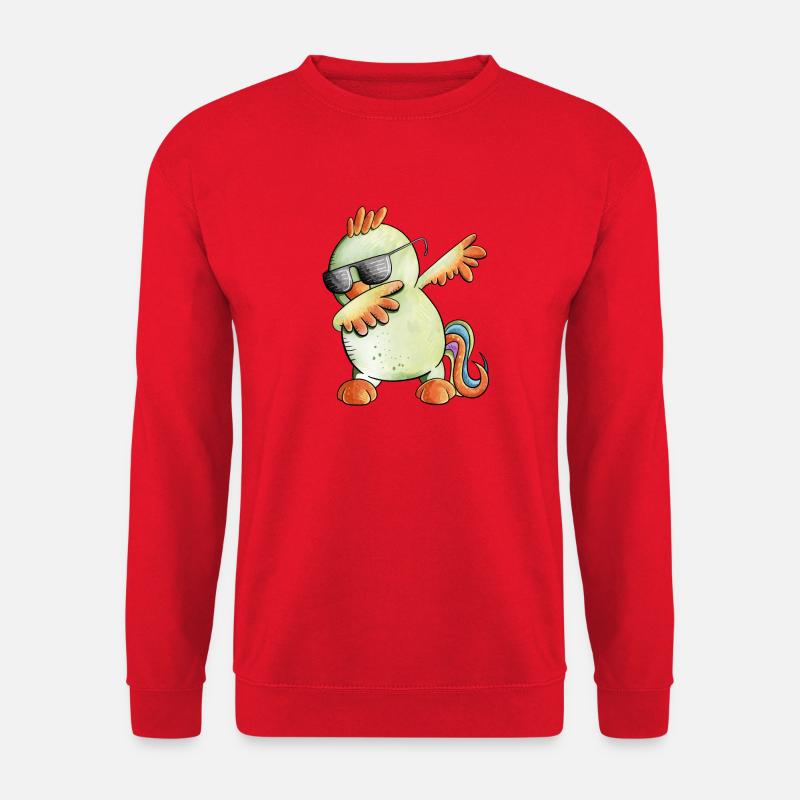Dab Dance Hahn I Dabbendes Huhn - Unisex Pullover - Rot
