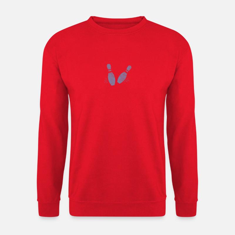 bowling pins - Unisex Pullover - Rot