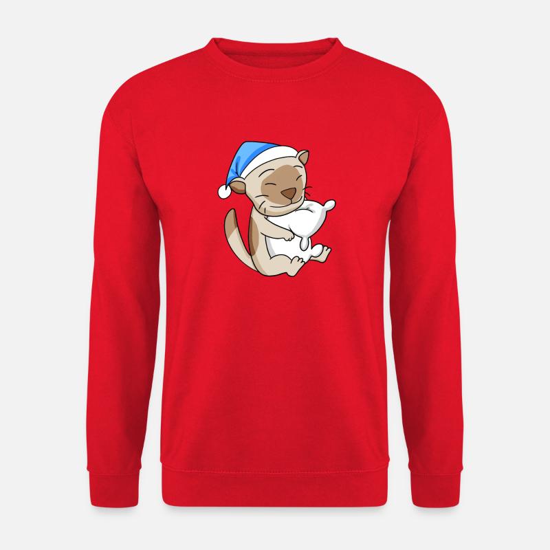 Katze Katzenrasse Burma-Katze - Unisex Pullover - Rot
