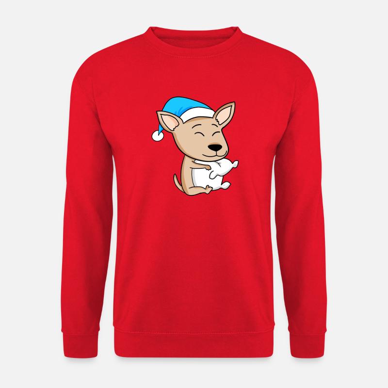 Hund Hunderasse Pyrenäenberghund - Unisex Pullover - Rot