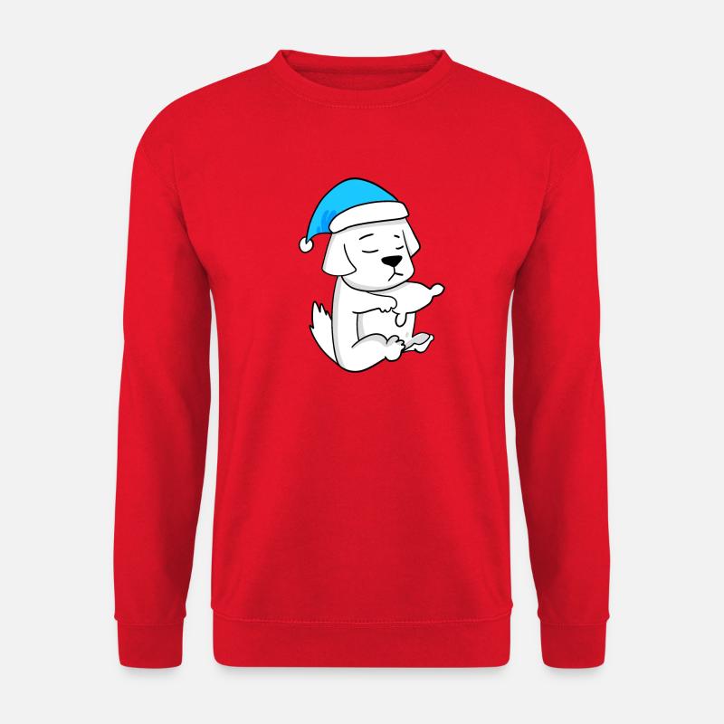 Hund Hunderasse Pyrenäenberghund - Unisex Pullover - Rot