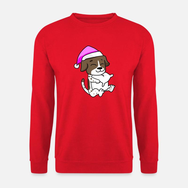 Hund Hunderasse Deutsch Kurzhaar - Unisex Pullover - Rot