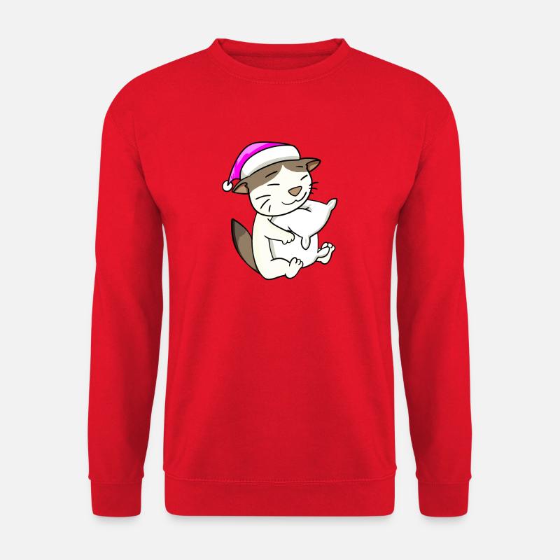 Cat cat breed RagaMuffin - Unisex Sweatshirt - red