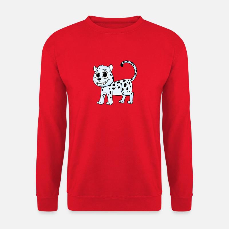 Snow Leopard Leopard - Unisex Sweatshirt - red
