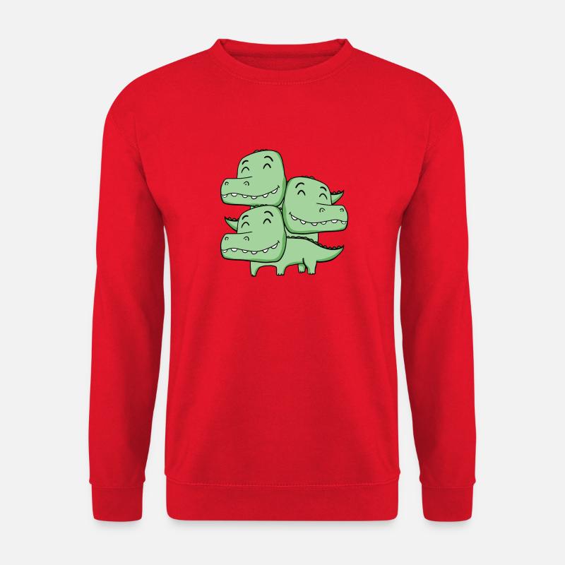 Crocodiles mignons - Crocodile - Sweat-shirt Unisexe - rouge