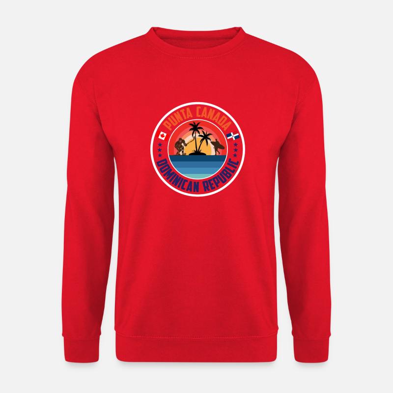 Design Update 1 Orange Blue - Unisex Pullover - Rot