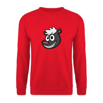 Skunk - Unisex Sweatshirt - red - Front - Alina (178cm) & Michal (187cm)