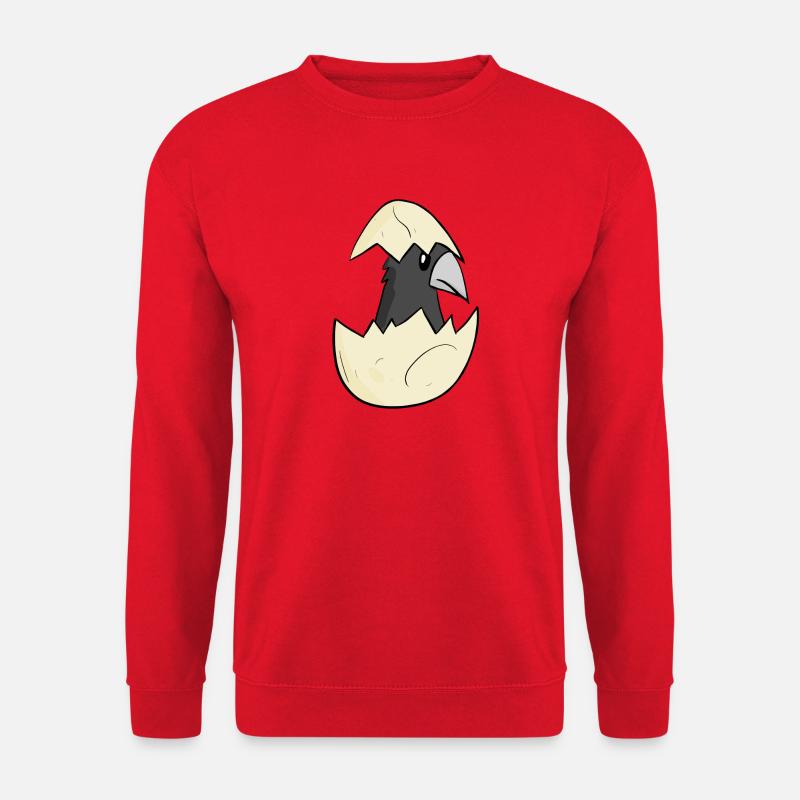 Bébé corbeau - Sweat-shirt Unisexe - rouge