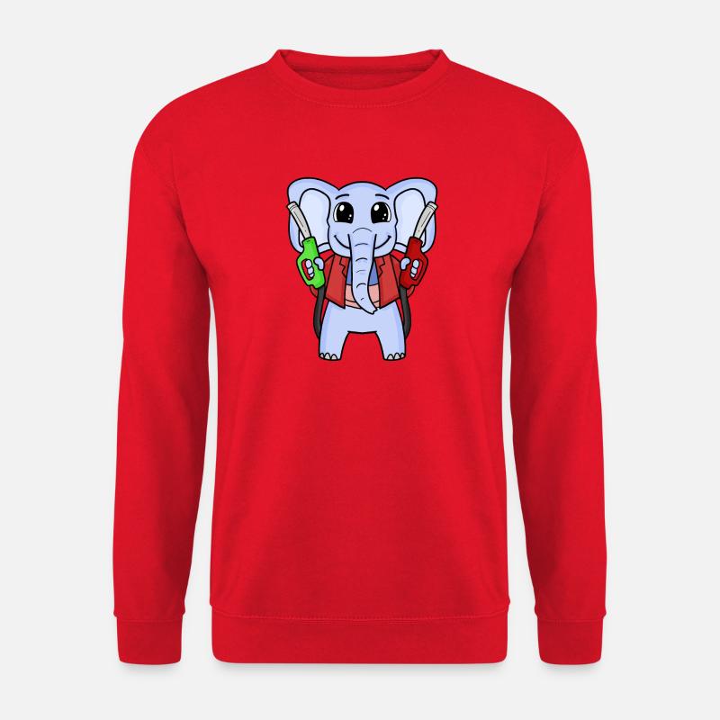Pump attendant - Unisex Sweatshirt - red